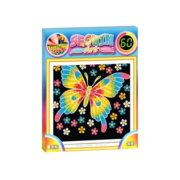 Sequin art 60 mariposa