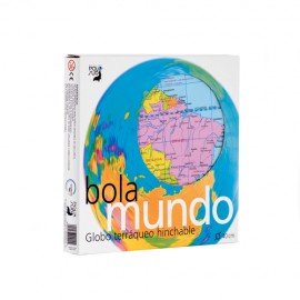 Globo terráqueo hinchable