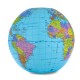 Globo terráqueo hinchable