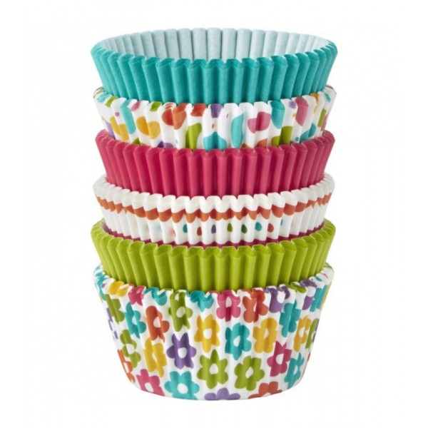 150 caissettes en papier printemps