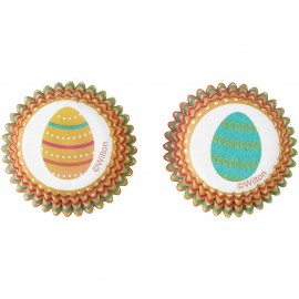 100 Cápsulas para mini magdalenas huevo pascua