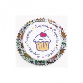 100 Cápsulas para mini magdalenas cupcake