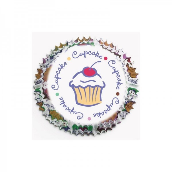 100 Cápsulas para mini magdalenas cupcake