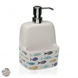 Dosificador cerámico jabón blue bay