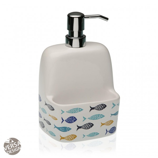 Dosificador cerámico jabón blue bay