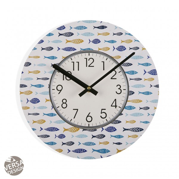 Reloj madera Blue Bay