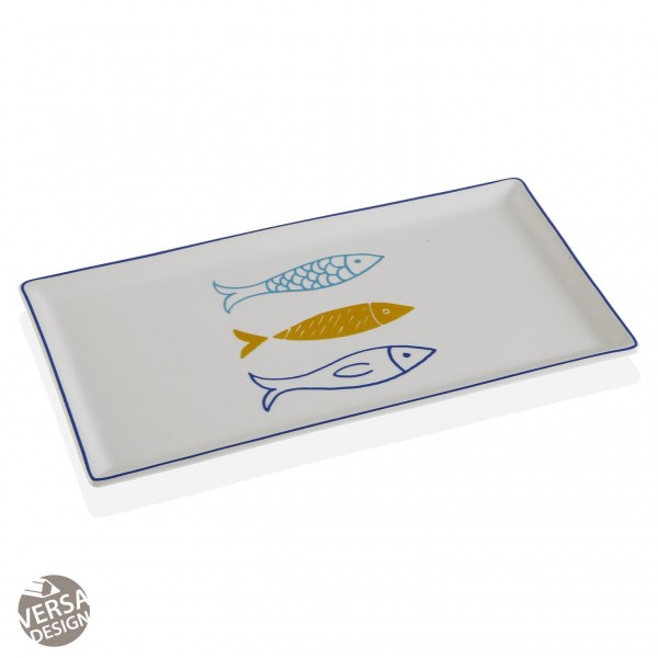 Bandeja porcelana Blue Bay