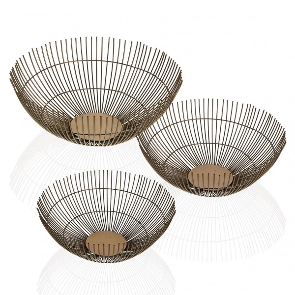 Centre de table doré 36 cm