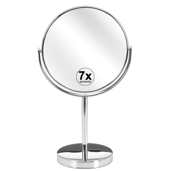 Espejo baño metal cromado