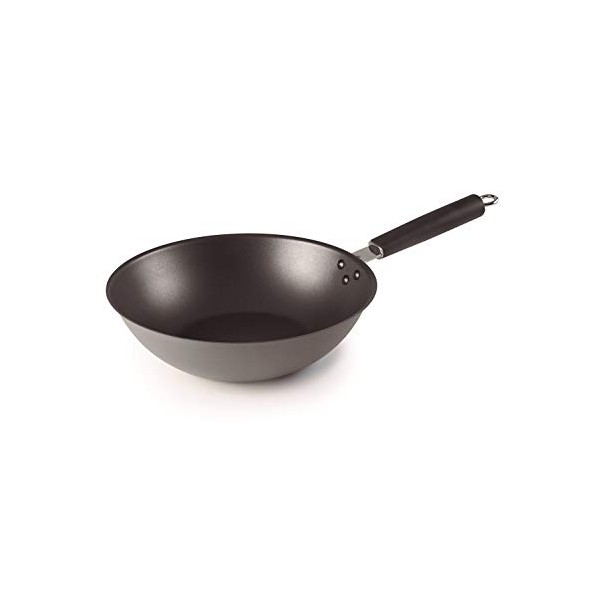 Wok acero 28 cm.