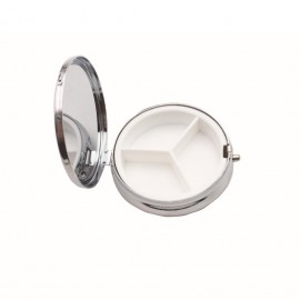 Pastillero redondo 3 compartimentos