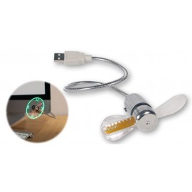 Horloge ventilateur USB