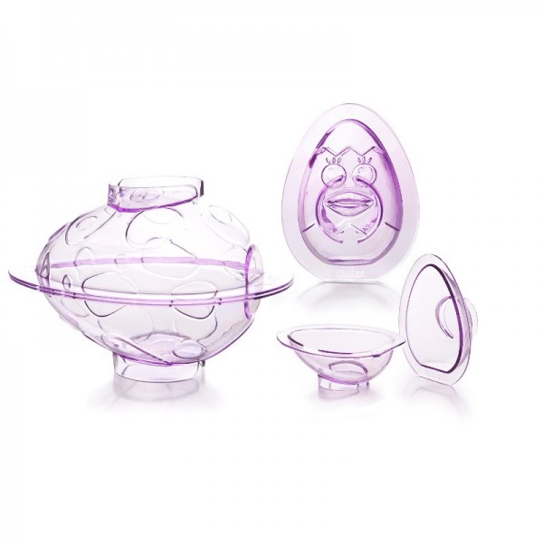 Molde huevos pascua ( x3)