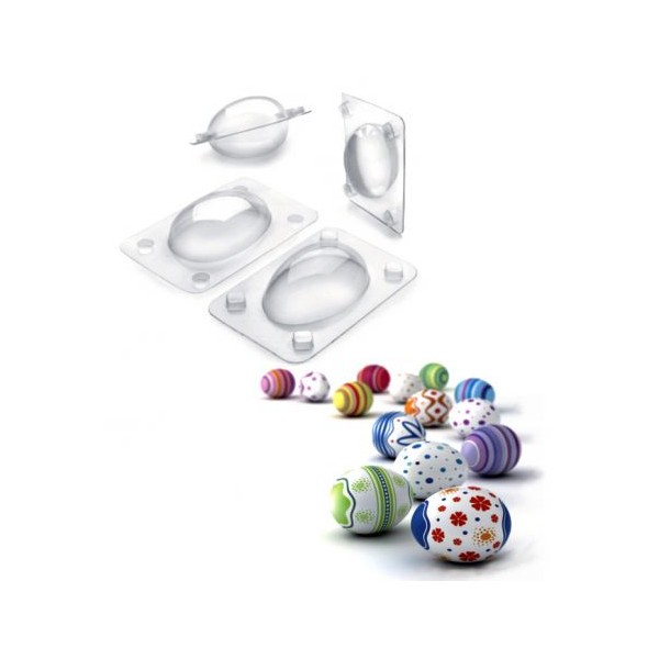 Molde huevos pascua ( x3)