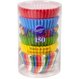 150 Cápsulas para mini magdalenas colores