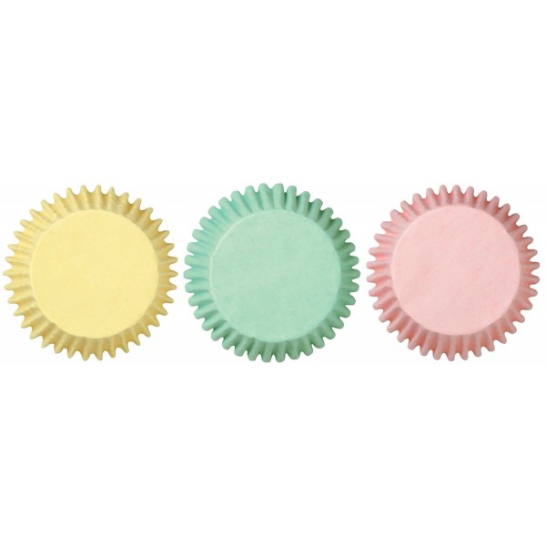 100 cápsulas mini cupcakes pastel