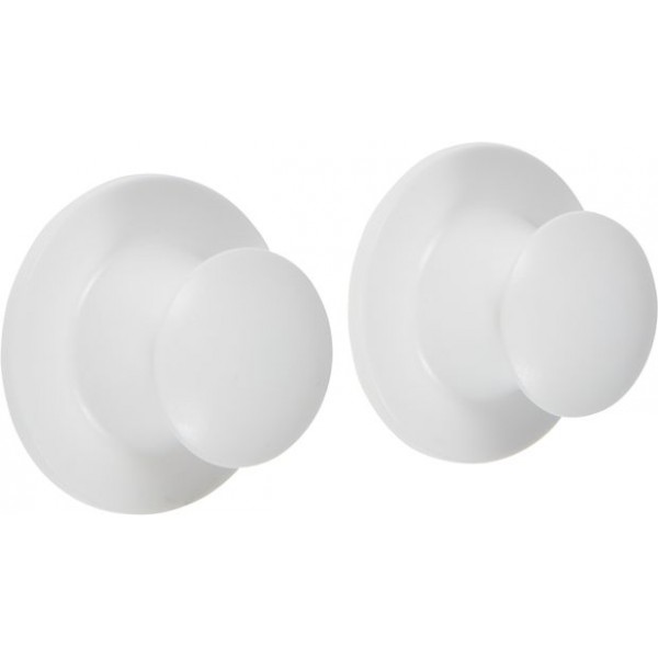 Crochet adhésif & à vis