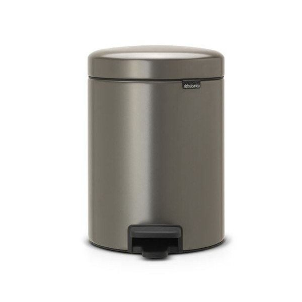 Poubelle à pédale gris foncé 5 l. Brabantia