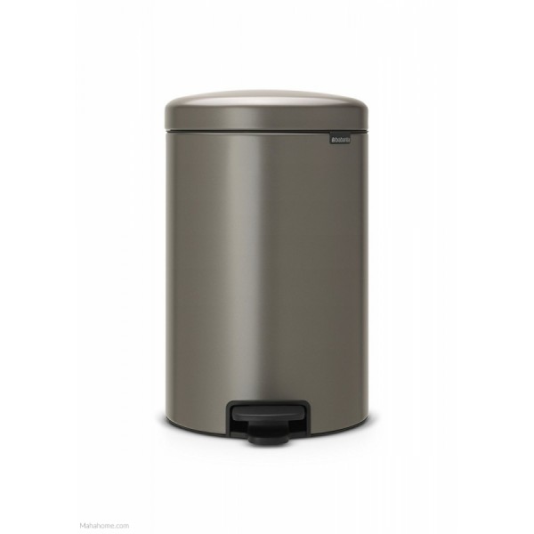 Poubelle à pédale gris foncé 20 l. Brabantia