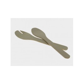 Cubiertos de ensalada madera