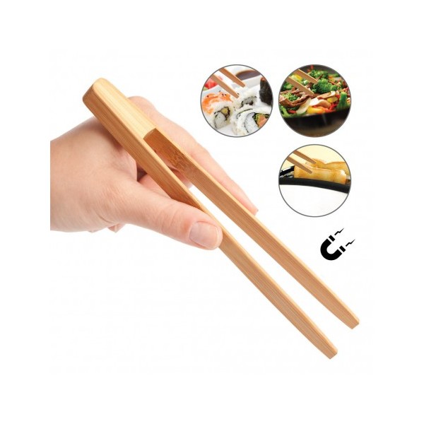 Pinza para tostadas de madera