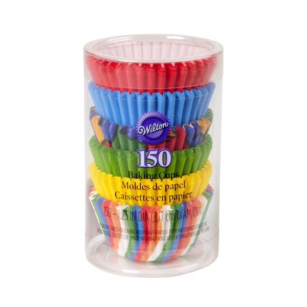 150 cápsulas mini cupcakes surtidas