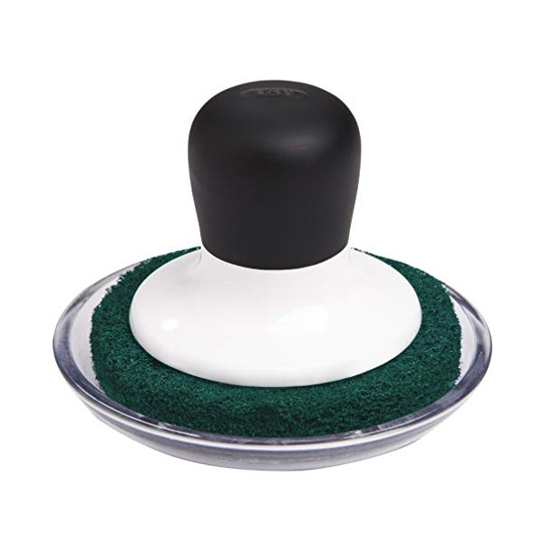 Estropajo con mango y bandeja