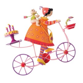 Triplette gâteau d'anniversaire jaune