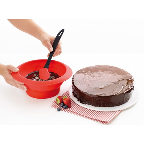 Bol de silicona plegable