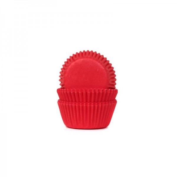 50 cápsulas mini cupcakes rojas azucrem
