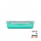 Contenedor hermético 0,5l Turquesa