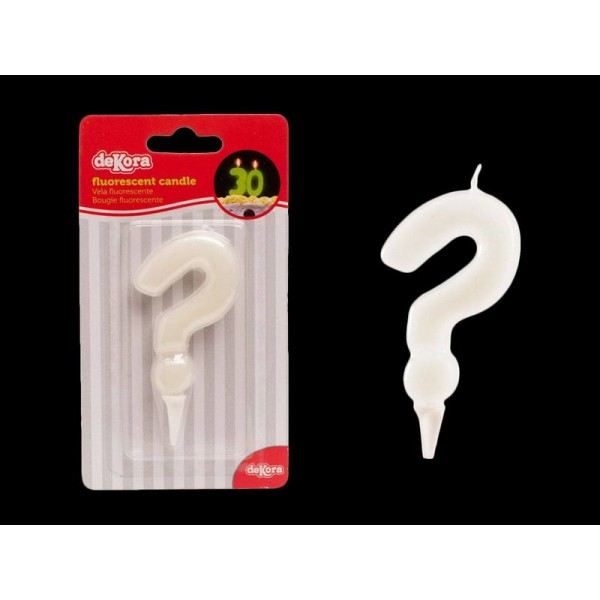 Bougie anniversaire fluo