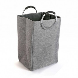 Panier a linge gris