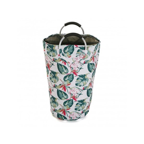 Cesto ropa sucia flores