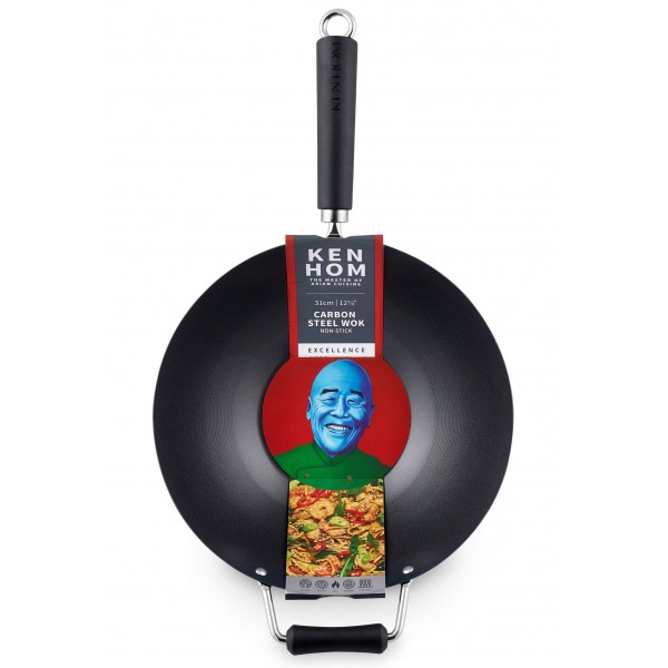 Wok Ken Hom 31 cm inducción antiadherente