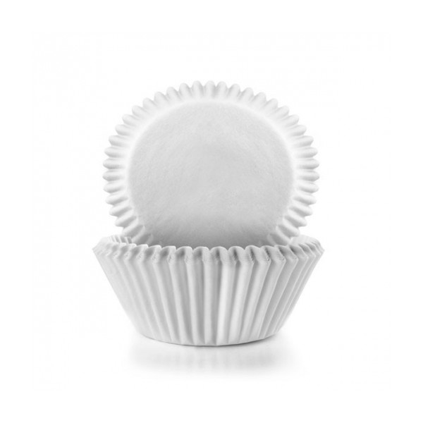 Cápsulas de repostería para magdalenas blancas 100U