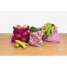 Pack de 3 bolsas de algodón ecológico Next Step Fluvià