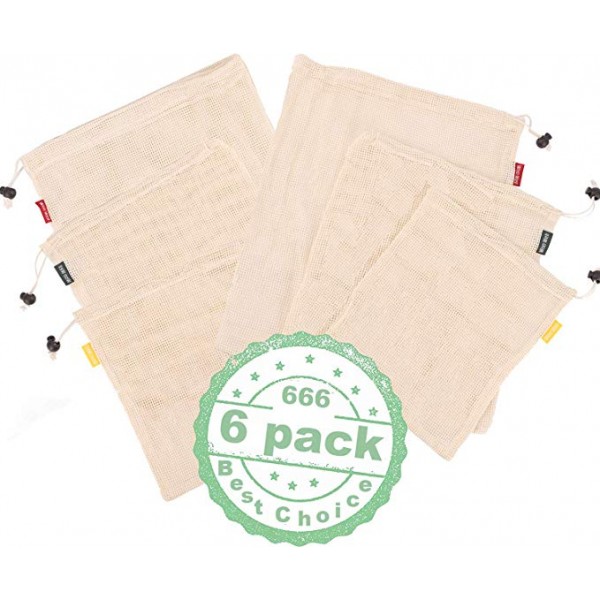 Sacs réutilisables (6x )