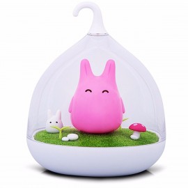 Lámpara Totoro rosa