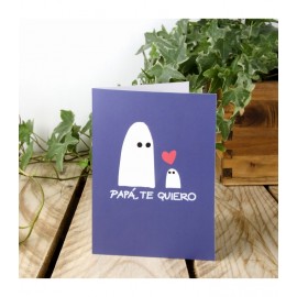 Tarjeta "Papa te quiero"
