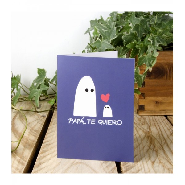 Carte de félicitations Papa te quiero