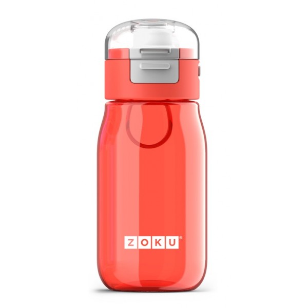 Botella Zoku flip niños Roja 465ml