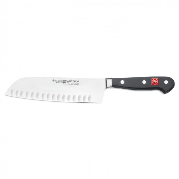 Wüsthof Classic santoku alveolado 17cm
