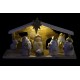 NACIMIENTO LED MADERA 29,5X11,5X16,5 BLANCO