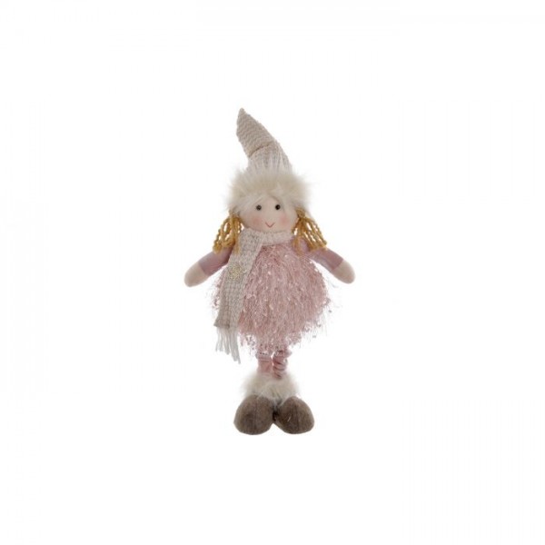 FIGURA POLIESTER 20X12X33 NIÑA ROSA