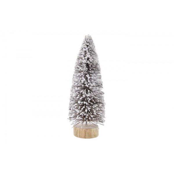 ARBOL FIBRA COCO MADERA 7X21 NEVADO BLANCO