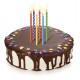Velas para tarta de cumpleaños 10 cm