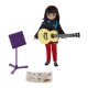 Muñeca Lottie con guitarra