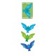 3 oiseaux équilibristes bleu Moulin Roty