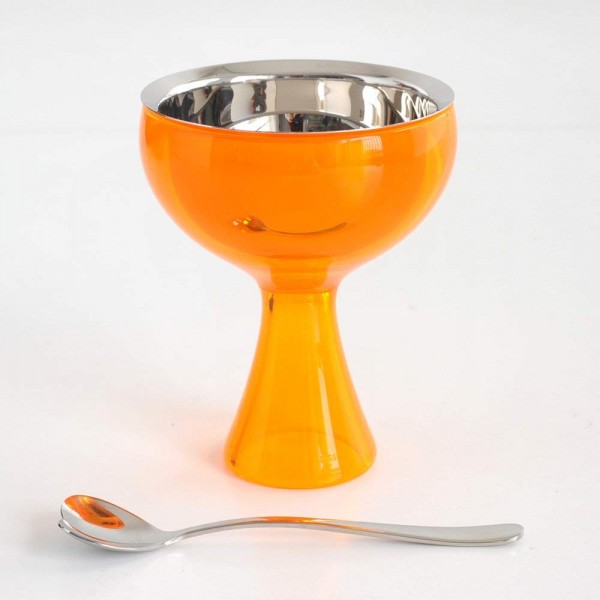 Copa de helado Big Love naranja Alessi
